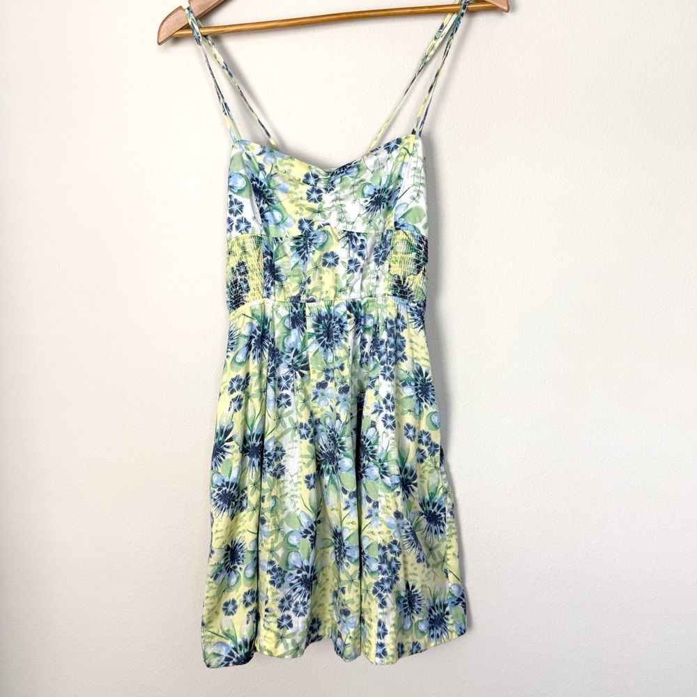 Free People Sweetheart Floral Sundress Size 8 Summer Beach Boho Celebrity Dainty